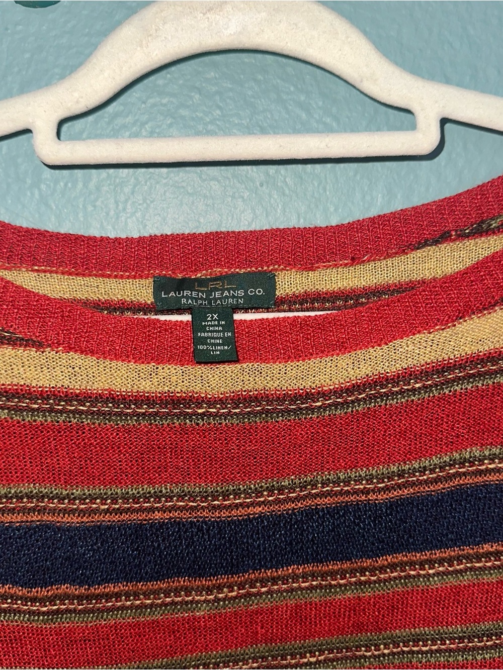 Ralph Lauren sweater top - Picture 2 of 4